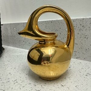 Art Deco style gold creamer